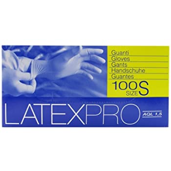 GUANTI LATEX PRO C/POLVERE PC x100